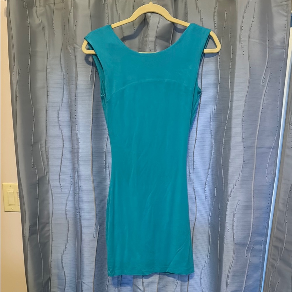 Bebe mini cutout back dress